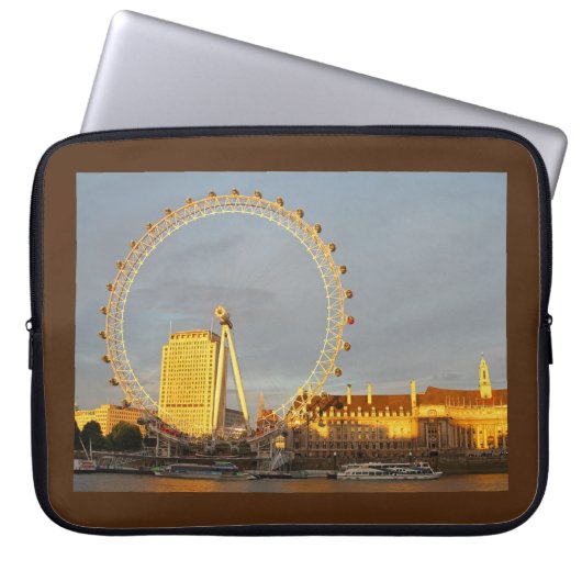 Londense riverside laptop sleeve (Voorkant)