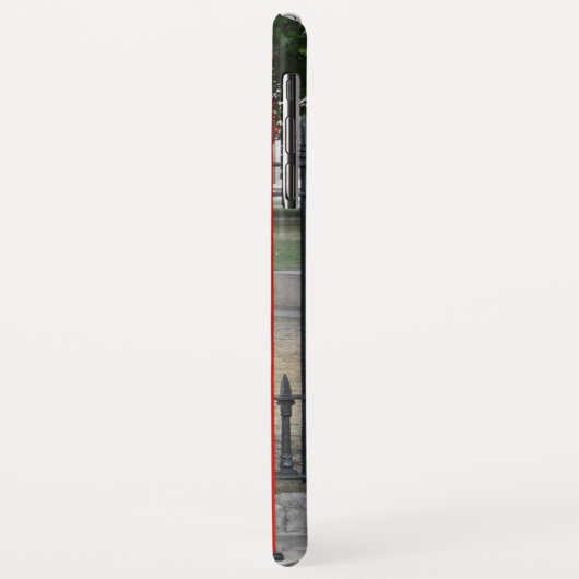 Londense rode telefooncel Case-Mate iPhone case (Achterkant/links)