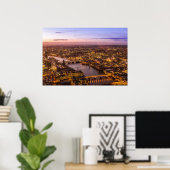 Londense skyline poster (Thuiskantoor)