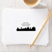 Londense skyline silhouette cityscape etiket (Insitu)