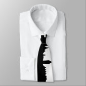 Londense skyline silhouette cityscape stropdas (Gebonden)