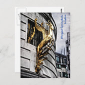 Londense spinbok briefkaart (Voorkant / Achterkant)