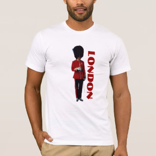 Londense t-shirt met Britse soldaat
