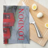 Londense telefoonboxen theedoeken (Quarter Fold)