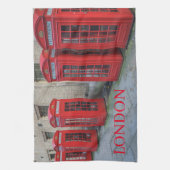 Londense telefoonboxen theedoeken (Verticaal)
