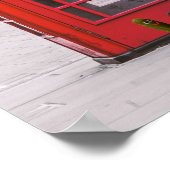 Londense telefooncel poster (Hoek)