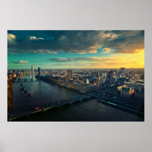 Londenskyline Poster