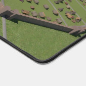 London 1300 Aerial Uitzicht Deskmat Bureaumat (Hoek)