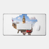 London 26.2 Marathoner Course Map Mouse Pad (Keyboard & Muis)