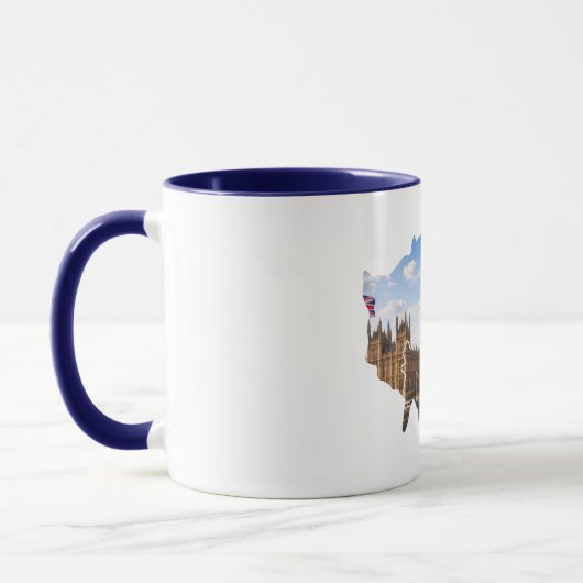 London 26.2 Marathoner Course Map Mug (Gauche)