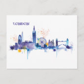 London Art Waterverf Painting Briefkaart (Voorkant)
