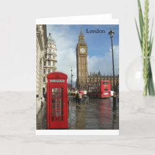 London Big Ben Phone box (van St.K. Kaart