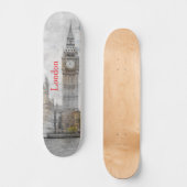 London Big Ben Skateboard - Urban Street Style (Recto)