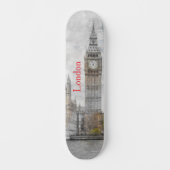 London Big Ben Skateboard - Urban Street Style (Recto)