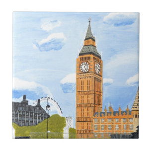 London Big Ben Tegeltje