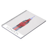 London Big Ben Union Jack Notitieboek (Linkerzijde)
