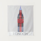 London Big Ben Union Jack Wandkleed (Voorkant)