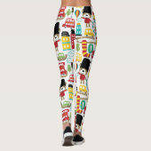 London Big City en Beer Guard Pattern Leggings (Achterkant)