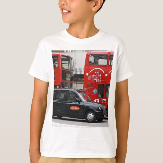 London Black Cab Taxi T-shirt (Voorkant)