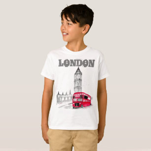 London Black Modern Boys England Verenigd Koninkri T-shirt