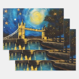 London Bridge Acrylkunst, Inpakpapier Vel