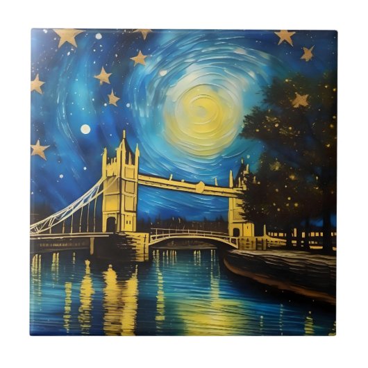 London Bridge Acrylkunst, Tegeltje (Voorkant)