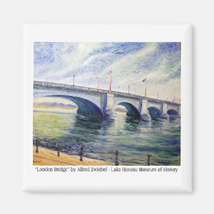London Bridge door Alfred Zwiebel Magneet