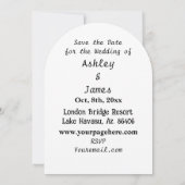 London Bridge Enregistrer la date Invitation (Dos)