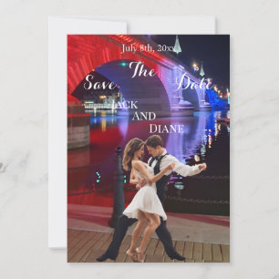 London Bridge Enregistrer la date Invitation