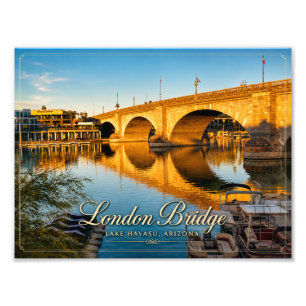 London Bridge Foto Afdruk