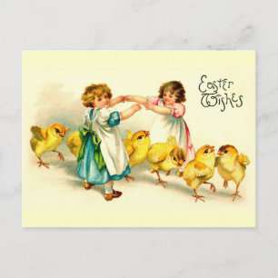 London Bridge Happy Easter Cute Vintage Feestdagenkaart