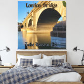 London Bridge Lake Havasu, Az. Canvas Afdruk (Insitu (Slaapkamer))
