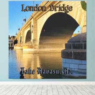 London Bridge Lake Havasu, Az. Canvas Afdruk