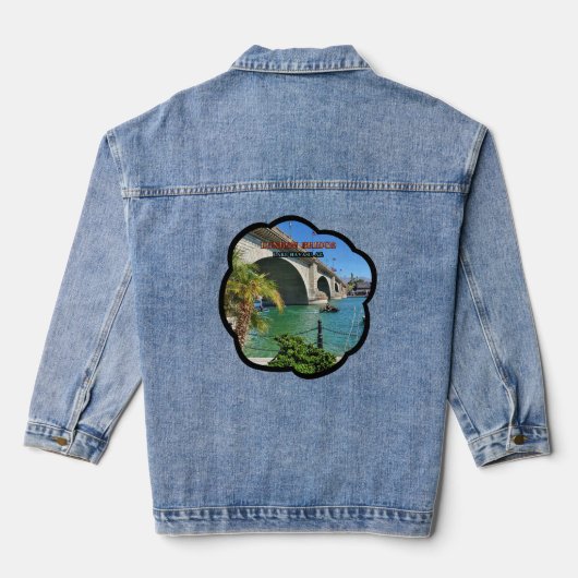 London Bridge, Lake Havasu Denim Jacket (Achterkant)