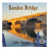 London Bridge Lake Havasu Foto Afdruk (Voorkant)