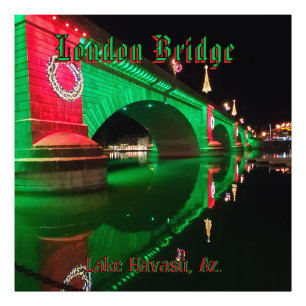 London Bridge Lake Havasu Foto Afdruk