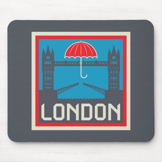 London Bridge met Umbrella Muismat (Voorkant)