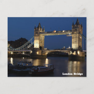 London Bridge, Night Sky Briefkaart
