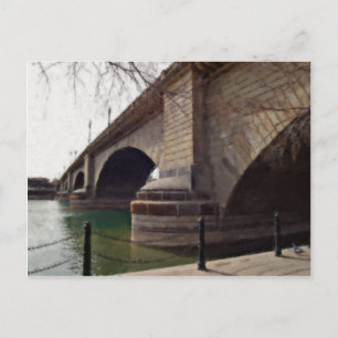 London Bridge op Lake Havasu Painted Briefkaart