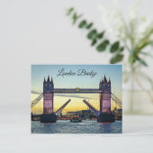 London Bridge op Sunset Briefkaart Keepomwille (Staand voorkant)