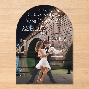 London Bridge - Save the Date-uitnodiging Acryl Uitnodigingen