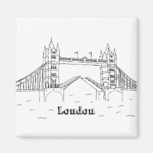 London Bridges Vacation Vacation Art Trave Magneet