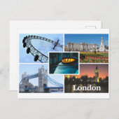 LONDON BRIEFKAART (Voorkant / Achterkant)