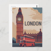 London  briefkaart (Voorkant / Achterkant)