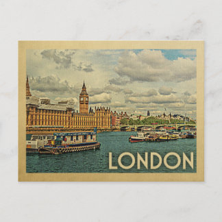 London Briefkaart England Vintage Travel