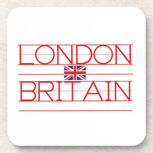 LONDON BRITAIN BIER ONDERZETTER (Voorkant)