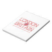LONDON BRITAIN NOTITIEBLOK (Gedraaid)