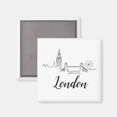 London British Illustration Magneet (Voorkant / Achterkant)