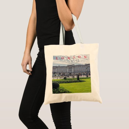 London Buckingham Palace uitzicht canvas tas (Voorkant (product))