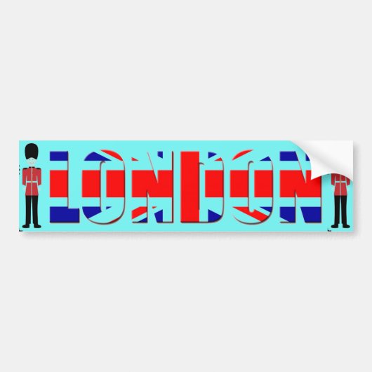 London Bumpersticker (Voorkant)